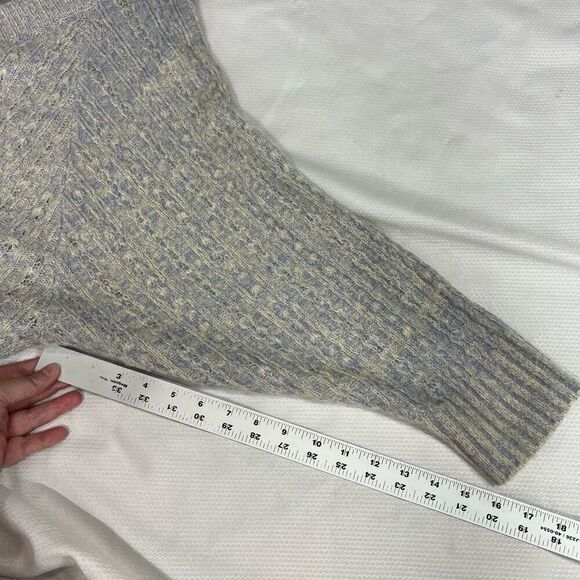 Out From Under Pastel V Neck Grandpa Cardigan Yellow‎ Blue Sz M Women’s - Picture 7 of 7